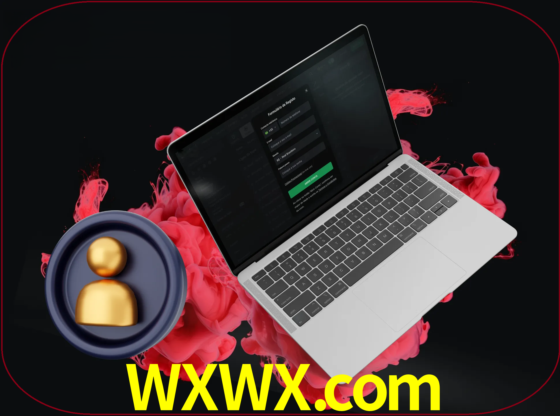 No cabeçalho do site wxwx, clique no botão que o levará a um formulário especial onde terá de introduzir as suas informações actuais.